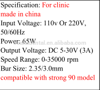 Portable micro motor new style