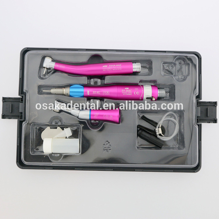Colored Dental Handpiece Kit Low Speed and High Speed Student Set