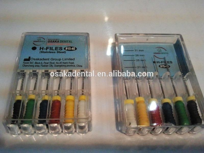 OSAKA DENTAL Cheap price K Files handuse good quality Root Canal File /dental surgical Instrument with CE