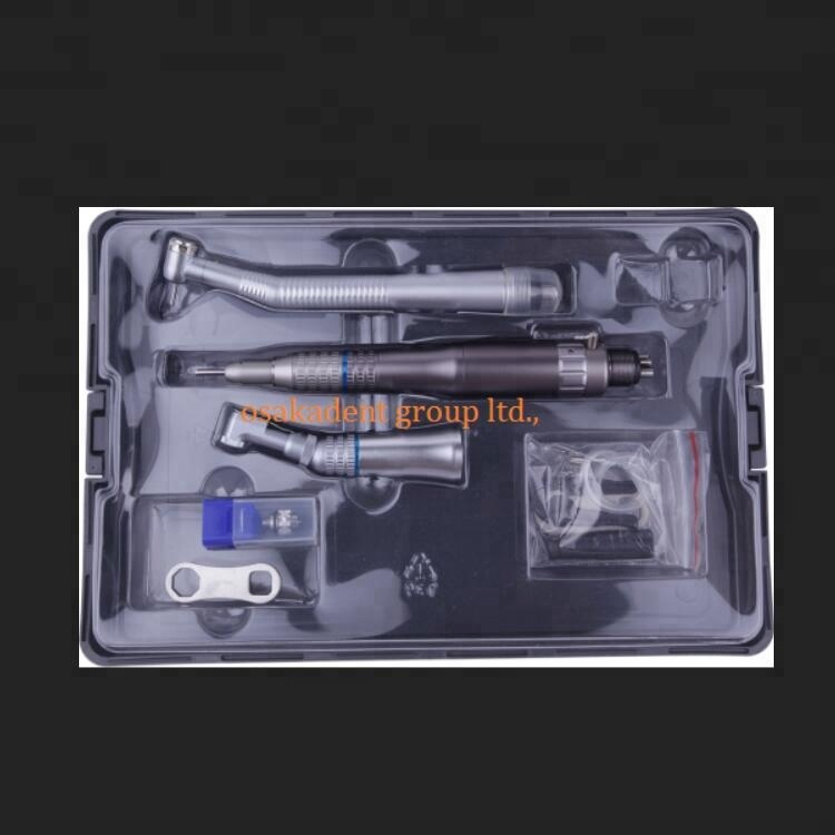 A Dental Student Handpiece kits with One Push Button High Speed and One Set Low Speed and Cartridge