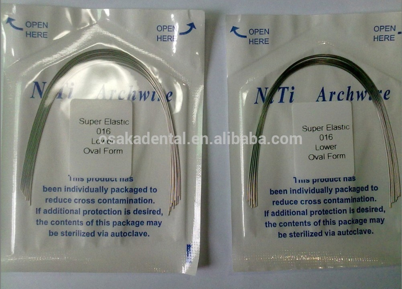 Orthodontic Material of Super Elastic NiTi Arch Wire Round/dental niti wire/Dental Orthodontic Material