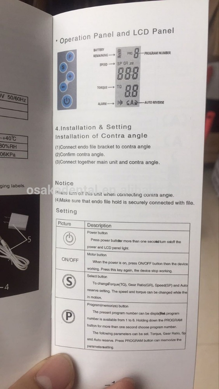Dental Imate Cordless Endo Motor/ Root Canal Treatment machine