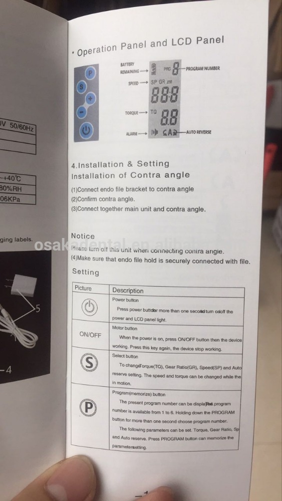 Dental Imate Cordless Endo Motor/ Root Canal Treatment machine