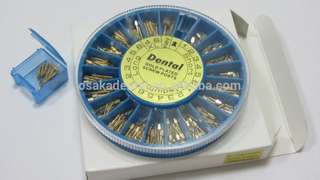 Dental 24K Golden Plated Screw Post 