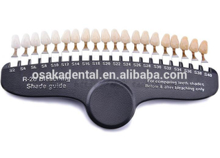 Teeth Bleaching Shade Guide with Mirror 20 Colors