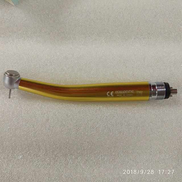 Dental use Colorful Handpieces for denture curing polishing /hot sale popular colorful led high speed handpiece