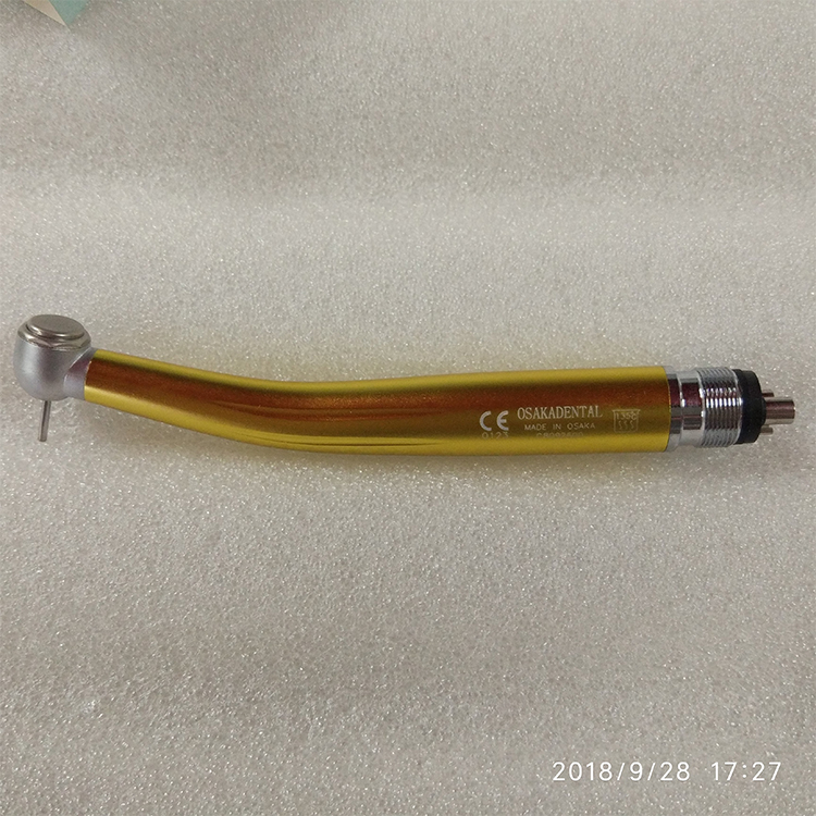 Dental use Colorful Handpieces for denture curing polishing /hot sale popular colorful led high speed handpiece
