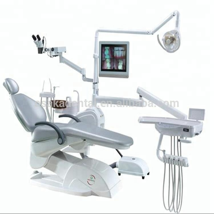 A Economic Dental Unit with optional Microscope Dental lab Equipment High Fashion Dental Chair