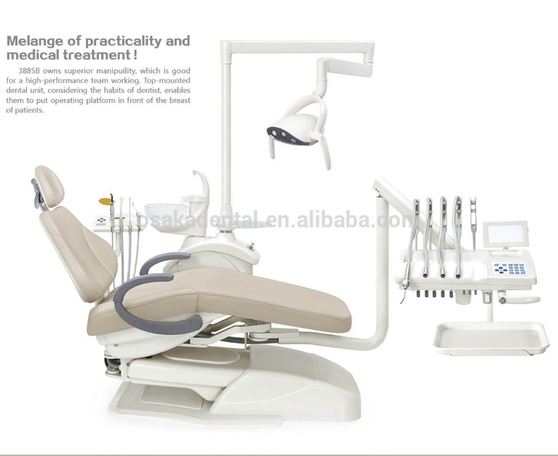 2018 Best Quality Intelligent Dental Chair / Dental Unit with Rotating Box