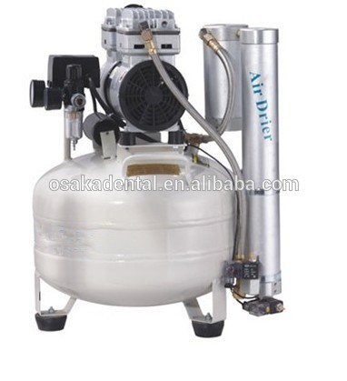 one for two dental unit Silent Oil Free Dental Air Compressor with air drier
