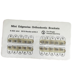 Cheap Bondable Edgwise Roth MBTMetal Bracket for Orthodontic Use OSA-P31