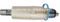 Dental internal Titanium low speed handpiece with fiber optic