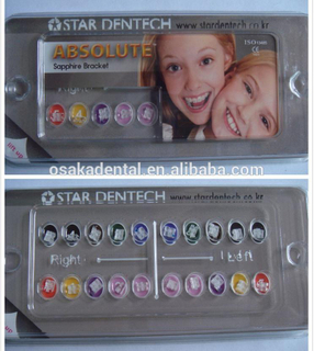 Hot sell Roth Sapphire Ceramic bracket/Dental orthodontic material