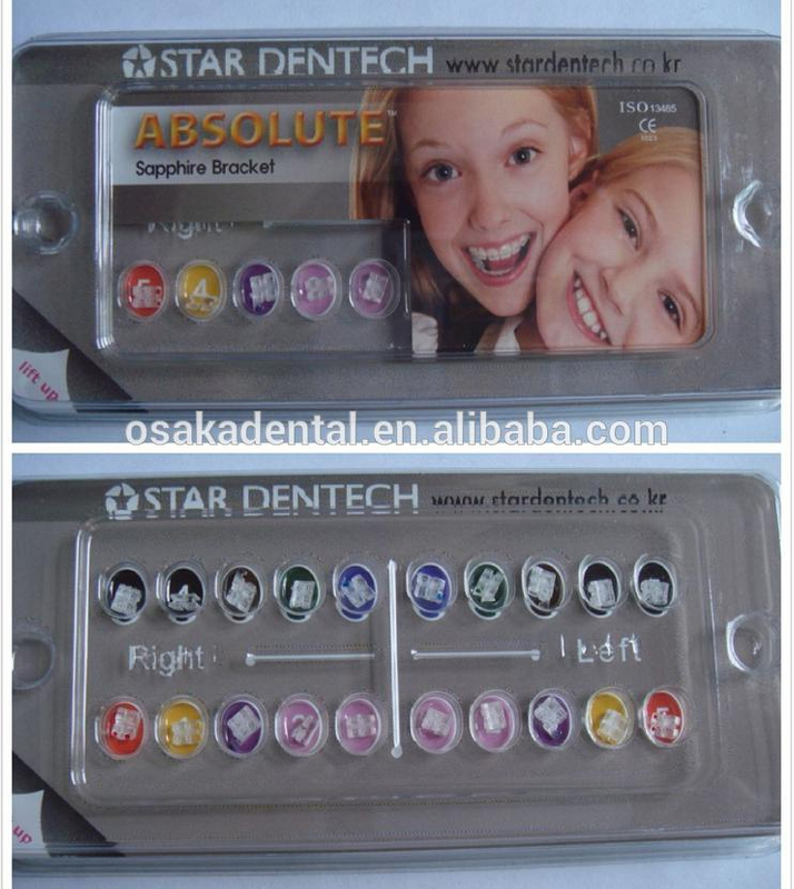 Dental Sappire Orthodontic Bracket Elastic
