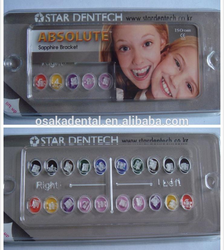 Dental Sappire Orthodontic Bracket Elastic