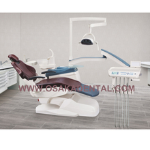 OSA-F208A Dental Unit Chair with Lower mouted,special LED lamp, Real Leather,