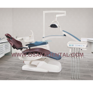 OSA-F208A Dental Unit Chair with Lower mouted,special LED lamp, Real Leather,