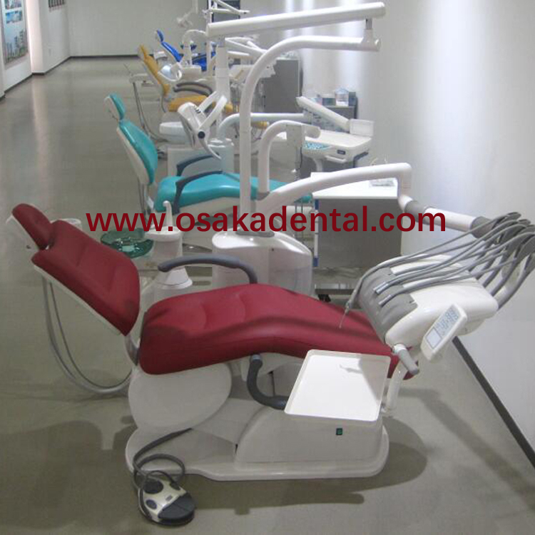 Dental unit dental chair OSA-A6600 good quality dental chair dental unit with 2 dental stools