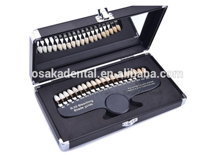 Teeth Bleaching Shade Guide with Mirror 20 Colors