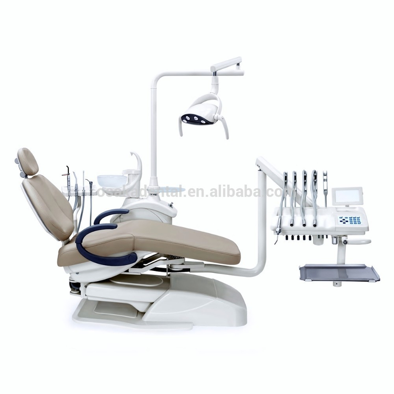 CE Aprroved dental unit dental chairs with Linak Motor and Real Leather Cushion