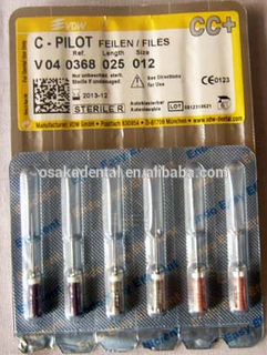 Original Brad of VDW Dental Endo Files C-Pilot Files / Oral Instrument Files