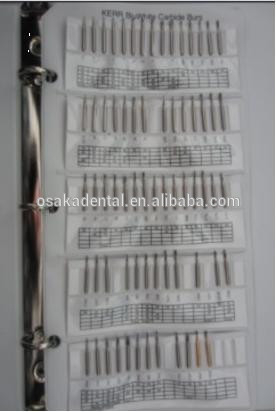 Original Kerr Carbide Bur Sample Book/dental carbide bur