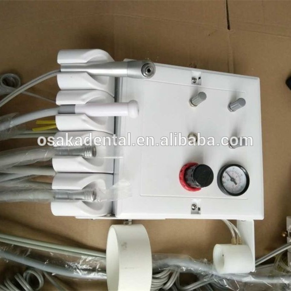 Dental turbine unit with week suction
