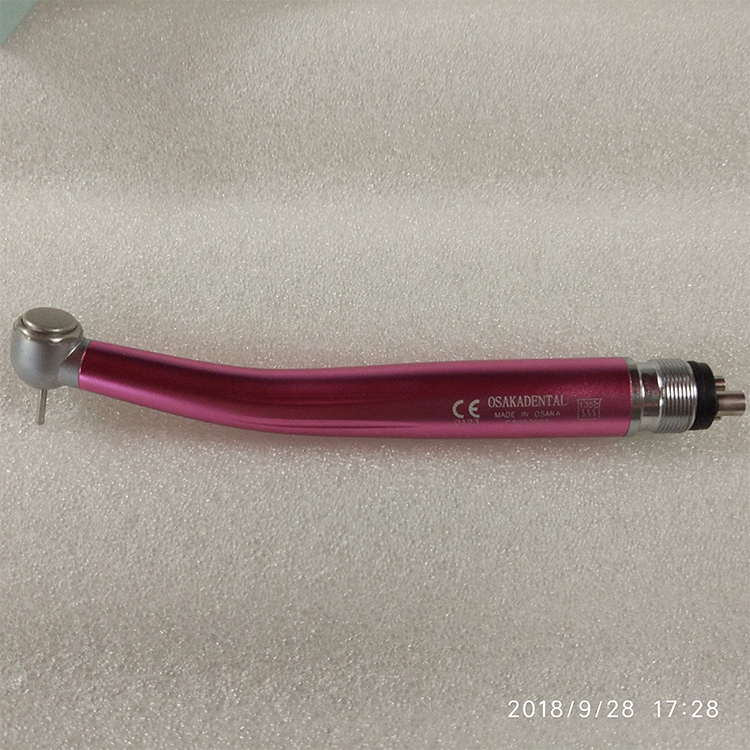Dental use Colorful Handpieces for denture curing polishing /hot sale popular colorful led high speed handpiece