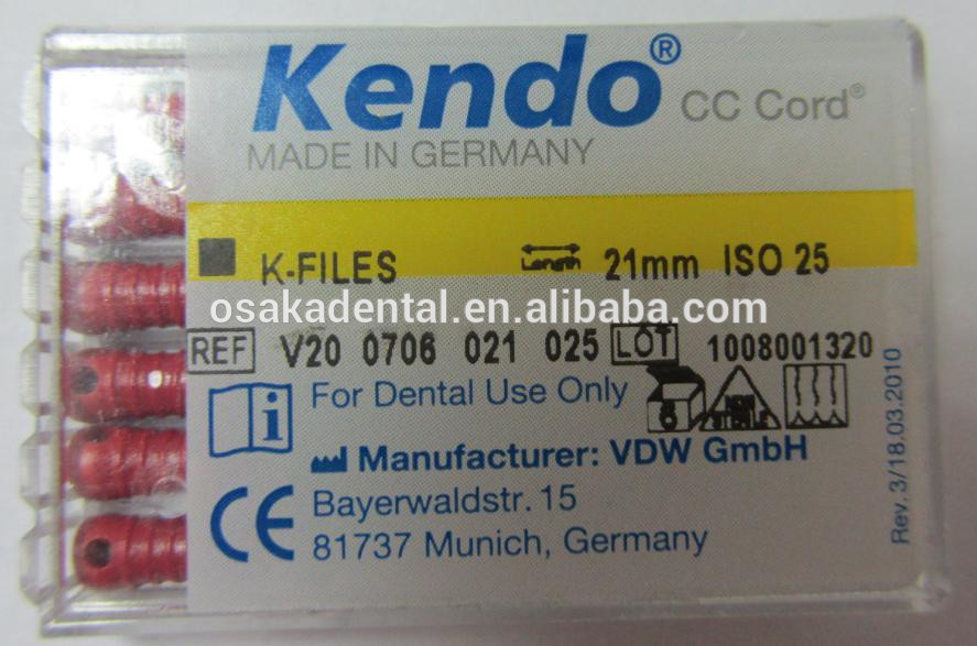 thumbnail image 2 of Easyinsmile Endodontic K-Files 25mm – Stainless Steel Root Canal Files (Sizes #6 To #60, Multi-Pack) 2 of 6