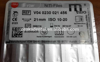 Dental supplier of Endo files Hot sell VDW MTWO file High quality dental root canal files/dental rottary file