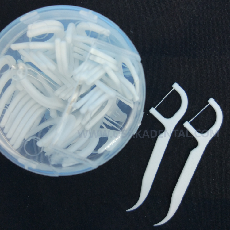 Dental Floss Biodegradable Plastic Box Packaged Dental Floss