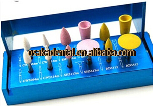 Dental Diamond Bur/ Rubber Bur/ Silicone Bur/Polishing bur kit RA2112/R030/R010