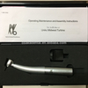 Dental Fiber Optic Light High Speed Handpiece Push Button Water Spray Turbine with Coupling