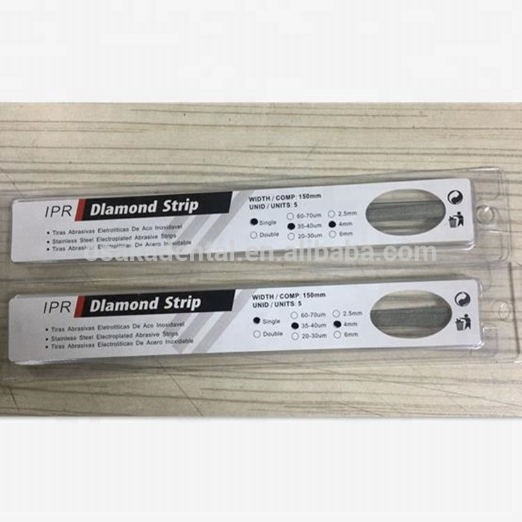 A Dental Dlamond Strip for Orthodontic Treatment