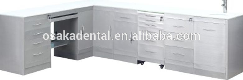 dental cabinet with stainless steel material for dental clinic