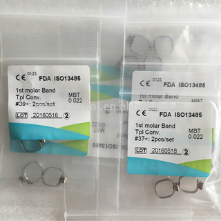 Dental Molar Band Orthodontic Bracket Non-latex Bands