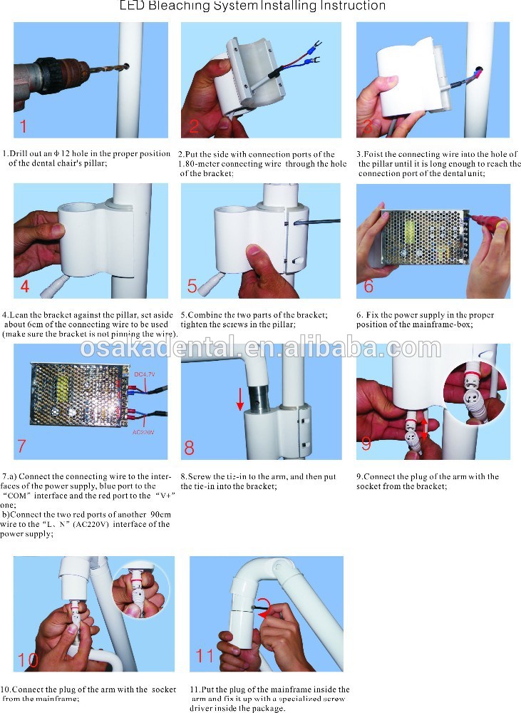 Dental Teeth Whitening / Bleaching Machine Connected with Dental Unit OSA-F283