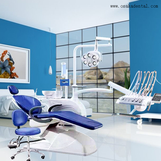 Dental chair with top mounted instrument tray