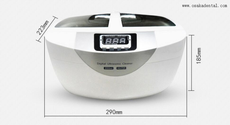 2.5L Digital Timer Heated Dental Ultrasonic Cleaner