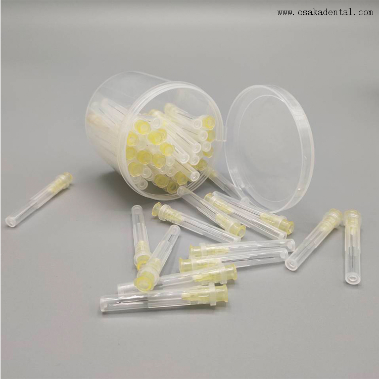 Dental Half Cut Disposable Irrigation Needles