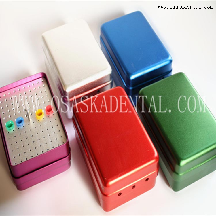 120 Holes for Burs And 4 Holes for Gutta Percha Disinfection Box 