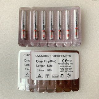Dental Clinic Use Flexible Blue Endodontic Files And Reamers