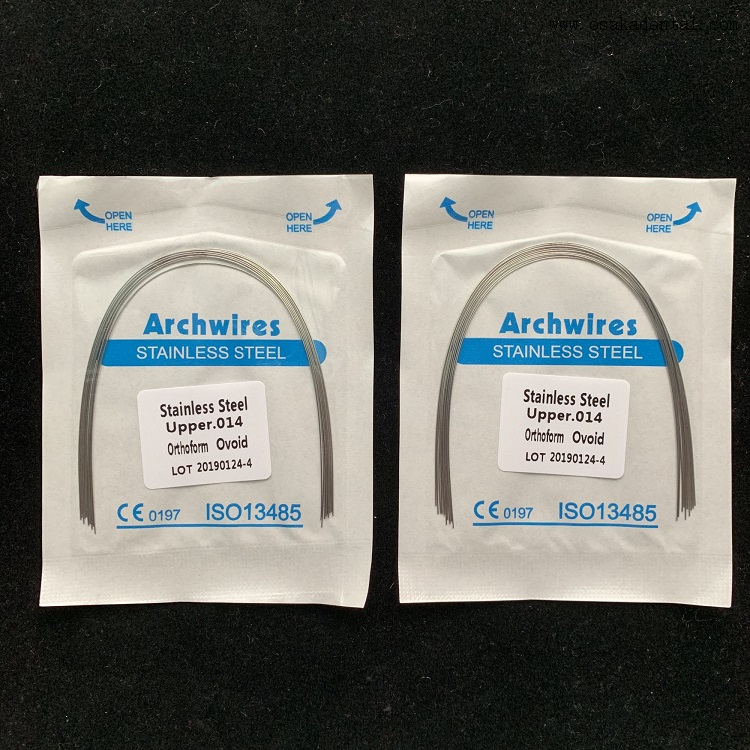 Stainless Steel Round Ovoid Othodontic Wire Accessories