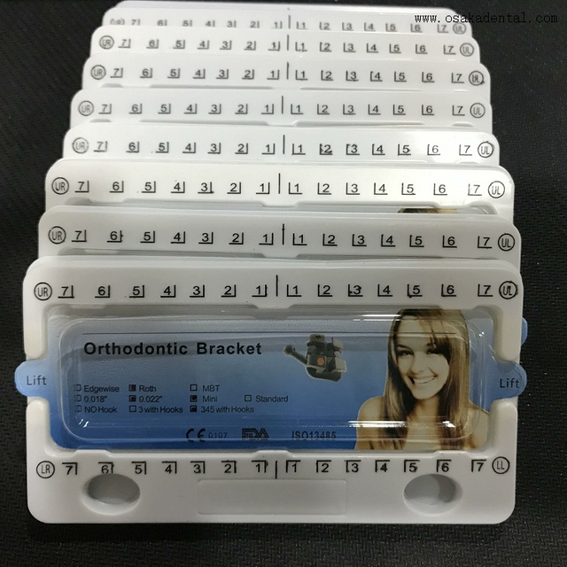 Dental Metal Roth 022 Mini Orthodontic Bracket Accessories