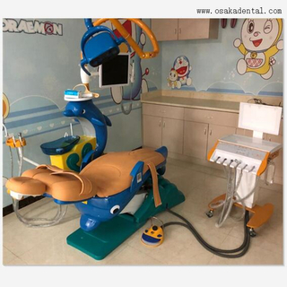 Lovely Dolphin Cartoon Kids Dental Chair Unit 