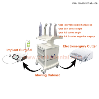 Promotion Portable Dental Chair With Electrosugery Unit for Tissue Cutter And Dental Implant Machine