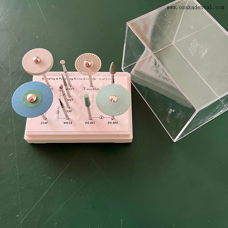 Diamond Grinder And Polisher Kit for Zirconia Lithium Disilicate