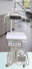 Dental Mobile Tool Cart with compressor and Halogen lamp dental