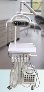 Dental Mobile Tool Cart with compressor and Halogen lamp dental