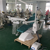 Dental chair with dentist stool and dental air compressor with dental hanpiece